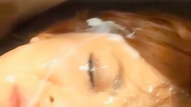 Japanese MILF Drenched in Hot Jizz - Explosive Bukkake Scene