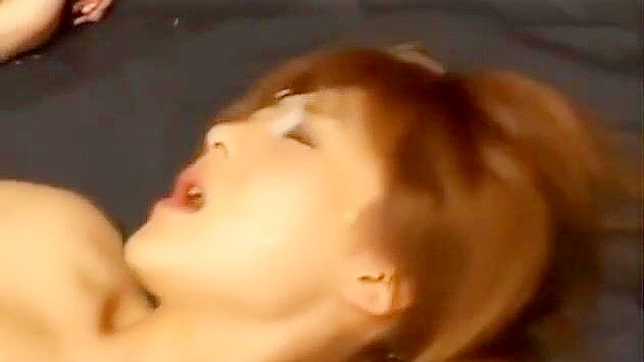 Japanese MILF Drenched in Hot Jizz - Explosive Bukkake Scene