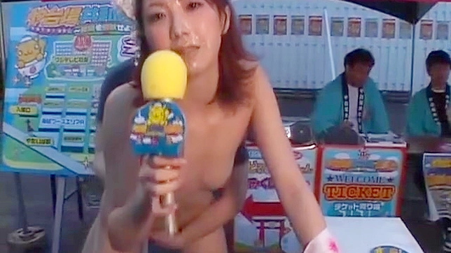 Choke on This ~ Relieve Bukkake Jizz Shots on Cute Japanese Chick in Insane Gangbang