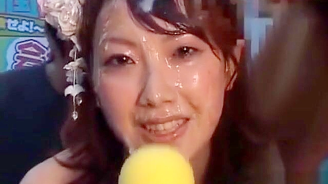 Choke on This ~ Relieve Bukkake Jizz Shots on Cute Japanese Chick in Insane Gangbang