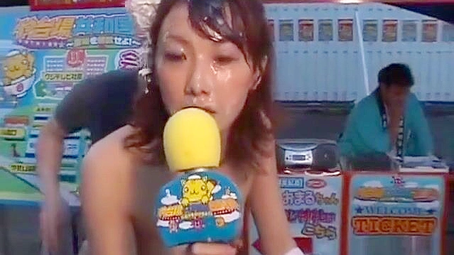 Choke on This ~ Relieve Bukkake Jizz Shots on Cute Japanese Chick in Insane Gangbang