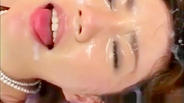 Witness the Ultimate Bukkake Showdown ~ Asian Beauties Drenched in Cum!