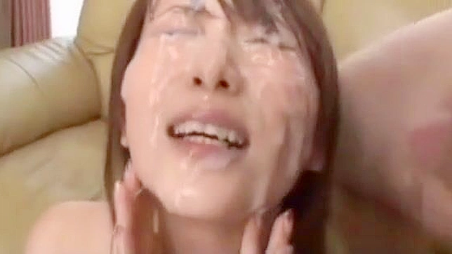 Japanese Beauty Seduces with Her Alluring Bukkake Performance