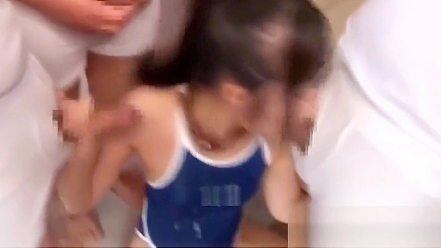 Tiny Japanese Beauty Gets Wet and Wild in a Swimsuit - Bukkake Script Gone Right!