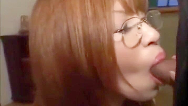 Intimate Lessons from a Luscious Japanese Teacher - Uncensored Blowjob and Bukkake