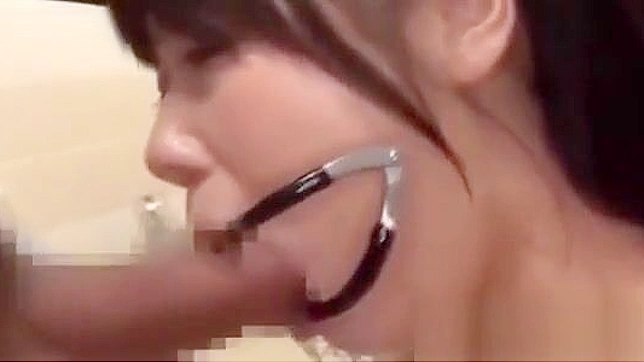 JAV Teen Babe Gets Cock Gagging Deep Throat - 18+ Only