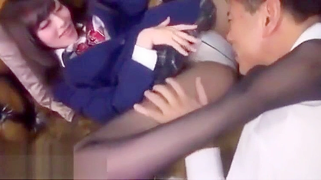 Seductive Japanese Schoolgirl's Home Fuck Slip