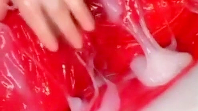 Japanese Babe Gives Mind-Blowing Blow Job Covered in Sizzling Slime