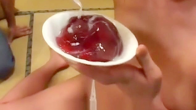 JAV Enchantress Lusciously Loving Pudding with Cum On TopWanted ~ JAV Slut with Cum-topped Pudding SkillsWhat's the Fuss About?