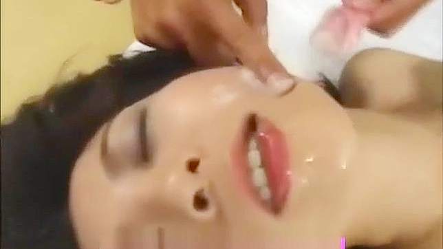 JAV Cum Slut ~ A Luscious Japanese Beauty's Explosive Facial Cumshot Compilation!