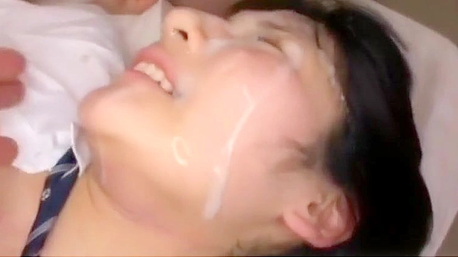 Creamy Climax! JAV Actress Hirosaki Ryouko Takes on the Ultimate Bukkake Challenge