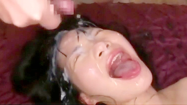 JAV Enchantress Gets Cummed All Over Her Beautiful Face!