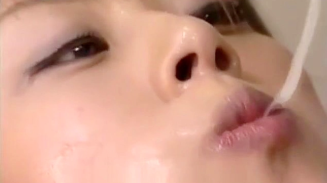 JAV Cum Slut Gets a Facial Makeover ~ Exclusive Bukkake Video!