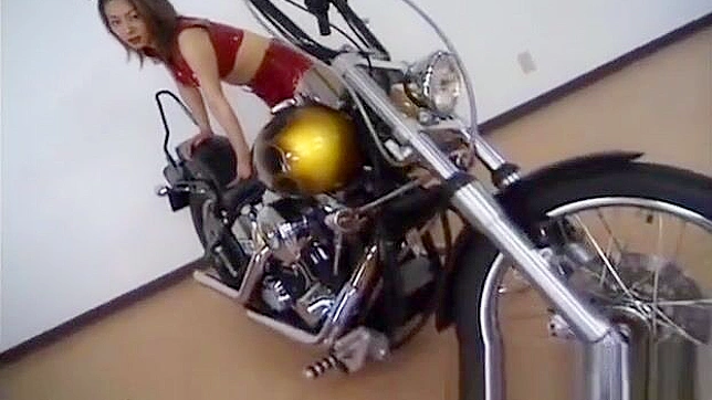 JAV Enchantress Aoi Sato Teases with Her Luscious Body on a Motorcycle Ride - Part 2