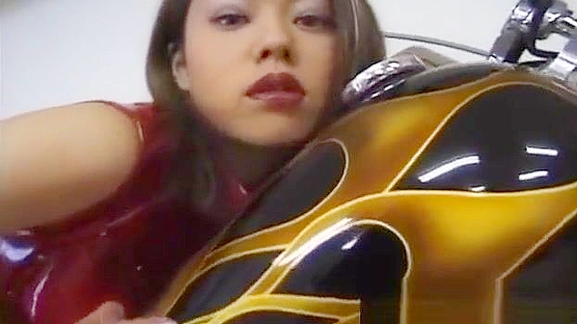 JAV Enchantress Aoi Sato Teases with Her Luscious Body on a Motorcycle Ride - Part 2