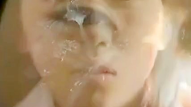 Japanese Beauty Gets Soaked in Creamy Bukkake ~ A Must-Watch JAV Video