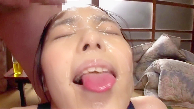 Japanese Beauty Invites 22 Men to an Erotic Bukkake Adventure!