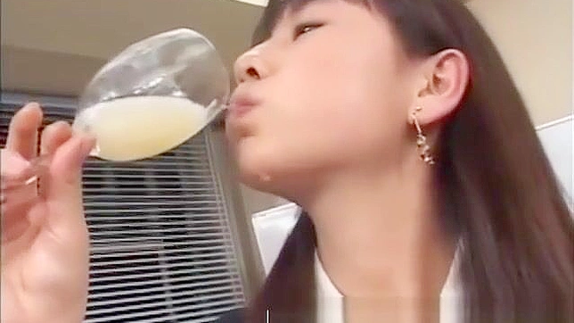 Cum-Drinking Asian Teens Go Wild in Reality Groupsex!