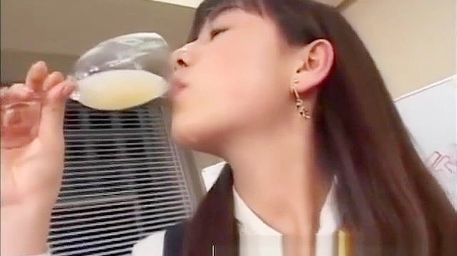 Cum-Drinking Asian Teens Go Wild in Reality Groupsex!