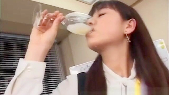 Cum-Drinking Asian Teens Go Wild in Reality Groupsex!