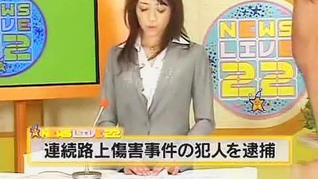 Newscast Divas Take Center Stage in Japan's Steamiest TV Show - Bukkake TV 3! feat