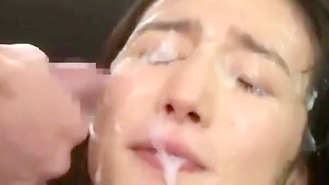 JAV Icon Iori Kogawa's Luscious Bukkake and Cumkissing Experience