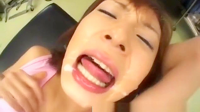 JAV Beauty ~ 18-Year-Old Amateur Asian Teen Gets Fluffed in a Rough Groupsex Session