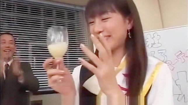 Experience the Ultimate Bukkake with this Alluring JAV Slut!