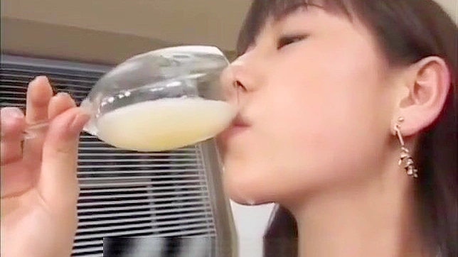 Experience the Ultimate Bukkake with this Alluring JAV Slut!