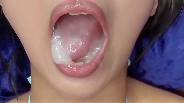 JAV Sensation! Adorable Japanese Girl Gets Drenched in Bukkake!