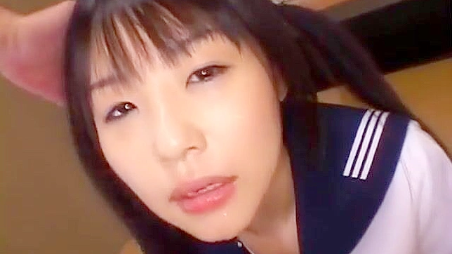 Japanese Beauty Gets Creamed on Her Stunning Face ~ A Must-Watch JAV Scene!