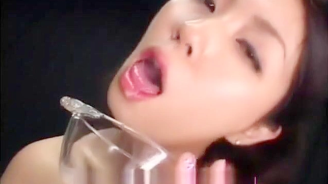 JAV Cutie Drowning in Sperm ~ Exclusive Bukkake Video