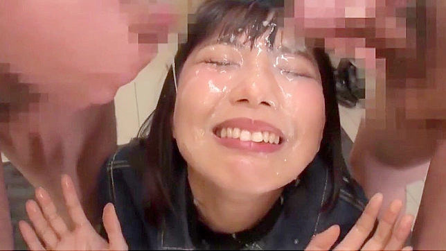 JAV Cutie Works Her Magic with Bukkake - Must-Watch Video!