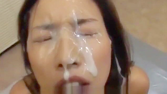 Introducing the Ultimate Facial Experience ~ JAV Beauty Gets Doused in Cum!