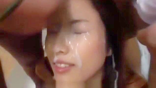 Introducing the Ultimate Facial Experience ~ JAV Beauty Gets Doused in Cum!