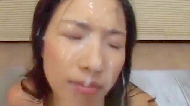 Introducing the Ultimate Facial Experience ~ JAV Beauty Gets Doused in Cum!