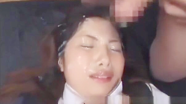 Japanese Teen Bukkake and Facial in Group Sex ~ 18+ Only