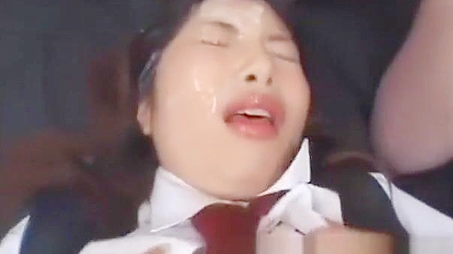 Japanese Teen Bukkake and Facial in Group Sex ~ 18+ Only