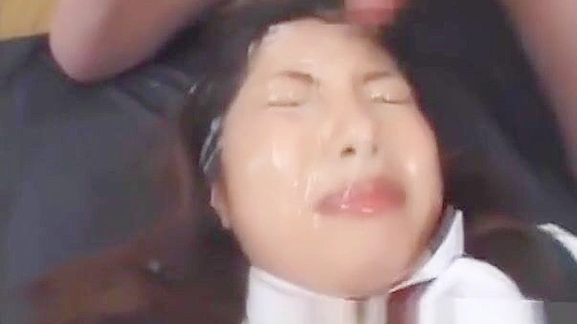 Japanese Teen Bukkake and Facial in Group Sex ~ 18+ Only