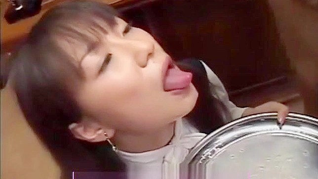 Japanese Beauty Dripping with Cum ~ Wet and Wild Bukkake Scene