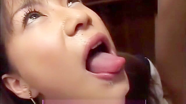 Japanese Beauty Dripping with Cum ~ Wet and Wild Bukkake Scene