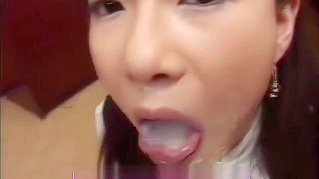 Japanese Beauty Dripping with Cum ~ Wet and Wild Bukkake Scene