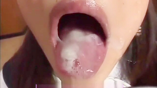 Japanese Beauty Dripping with Cum ~ Wet and Wild Bukkake Scene