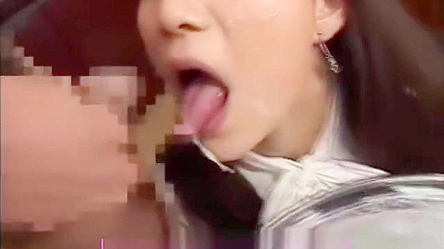 Japanese Beauty Dripping with Cum ~ Wet and Wild Bukkake Scene