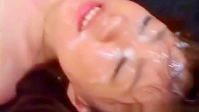 JAV Goddess Gets Wet and Wild with Explosive Bukkake Frenzy - FREE!