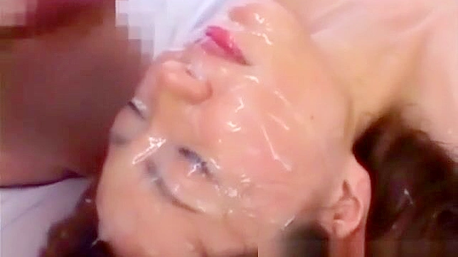 Witness the Splendor of Asian Bukkake - Exclusive Hot Cum Shower Scene!