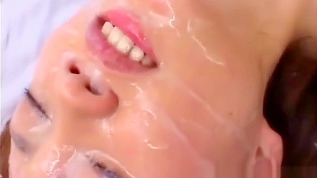 Witness the Splendor of Asian Bukkake - Exclusive Hot Cum Shower Scene!