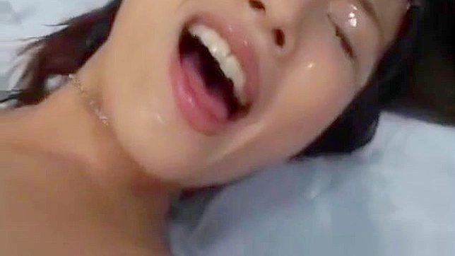 JAV Slut Gets Pounded and Jizzed on by Luscious Asian Stud