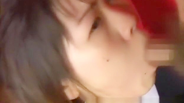 Relish in the Luscious Amateur Japanese Teen's 18+ Bukkake After Sucking Cocks