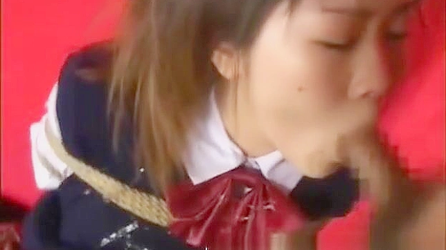 Relish in the Luscious Amateur Japanese Teen's 18+ Bukkake After Sucking Cocks